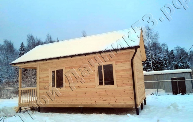 4 брусовой дом 4×7.5, 30 м², московская область,  пушкинский район, деревня луговая, снт третьяково (4)